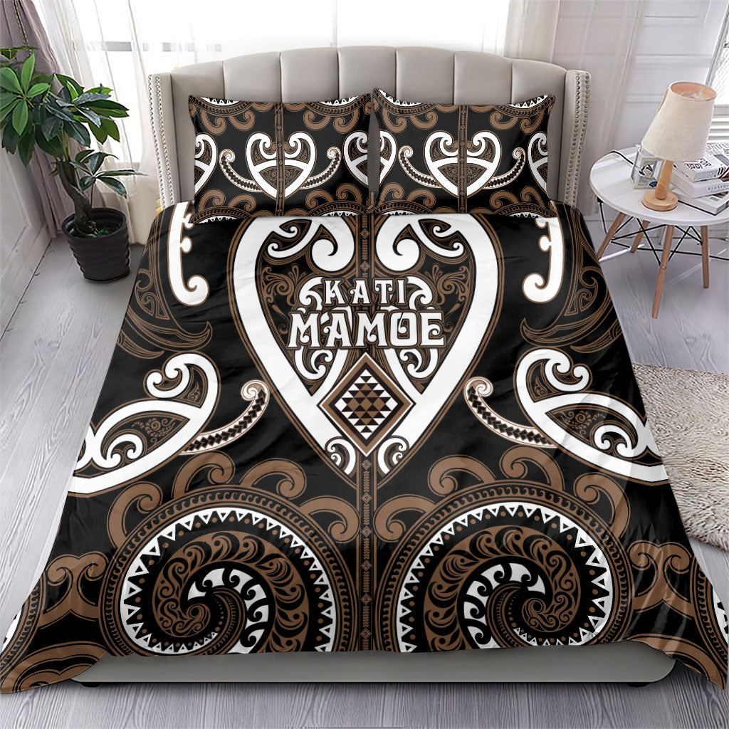 Aotearoa Kati Mamoe Bedding Set Maori Tribal Pattern LT05 - Polynesian Pride