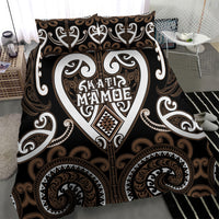 Aotearoa Kati Mamoe Bedding Set Maori Tribal Pattern LT05 - Polynesian Pride