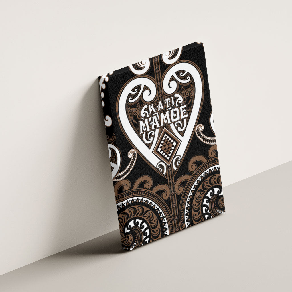 Aotearoa Kati Mamoe Canvas Wall Art Maori Tribal Pattern LT05 - Polynesian Pride