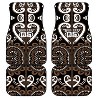 Custom Aotearoa Kati Mamoe Car Mats Maori Tribal Pattern LT05 - Polynesian Pride