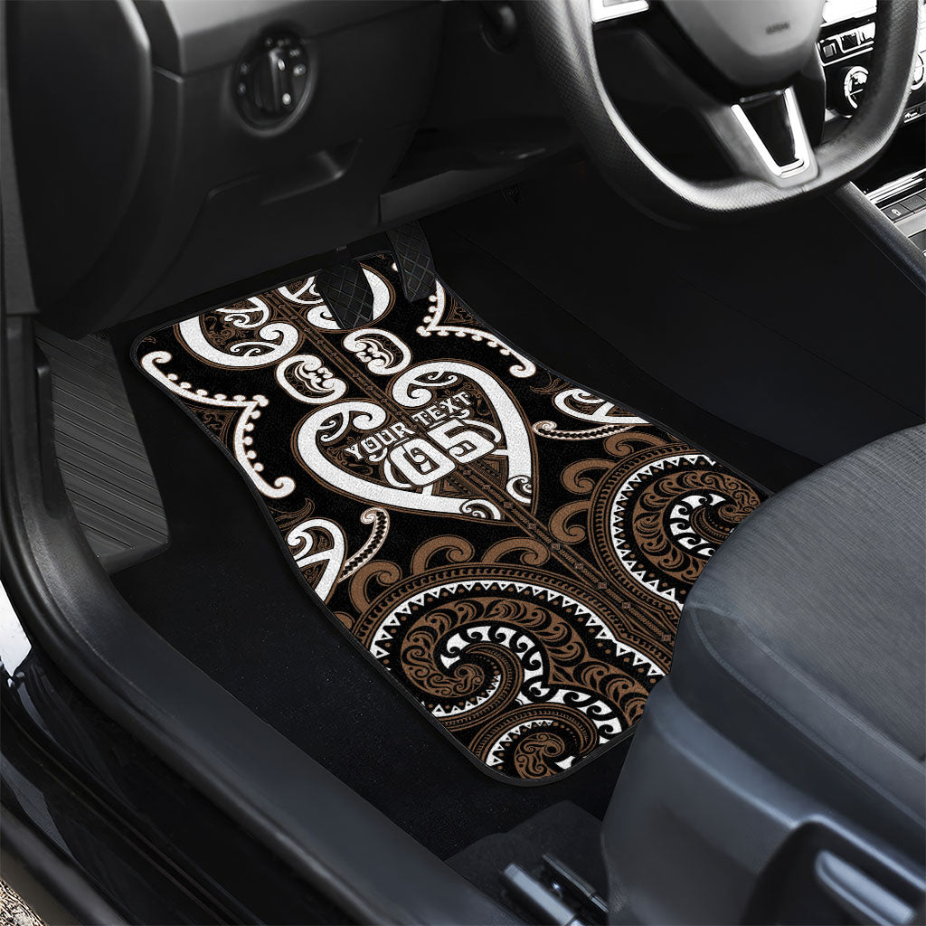 Custom Aotearoa Kati Mamoe Car Mats Maori Tribal Pattern LT05 - Polynesian Pride
