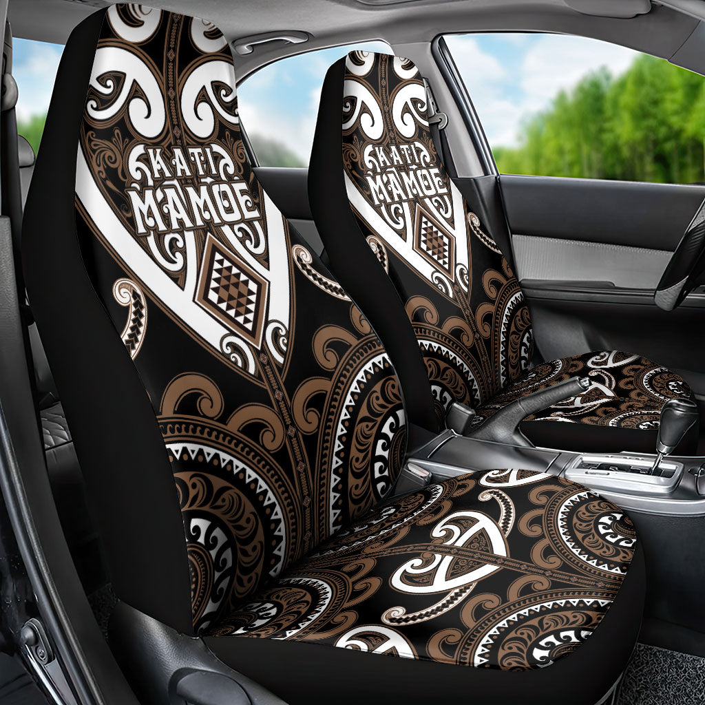 Aotearoa Kati Mamoe Car Seat Cover Maori Tribal Pattern LT05 - Polynesian Pride