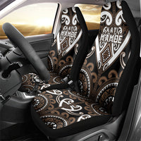 Aotearoa Kati Mamoe Car Seat Cover Maori Tribal Pattern LT05 - Polynesian Pride