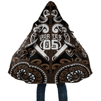 Custom Aotearoa Kati Mamoe Cloak Maori Tribal Pattern LT05 Unisex Brown - Polynesian Pride