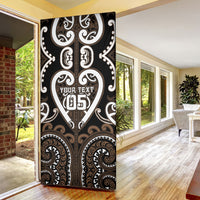 Custom Aotearoa Kati Mamoe Door Cover Maori Tribal Pattern LT05 - Polynesian Pride