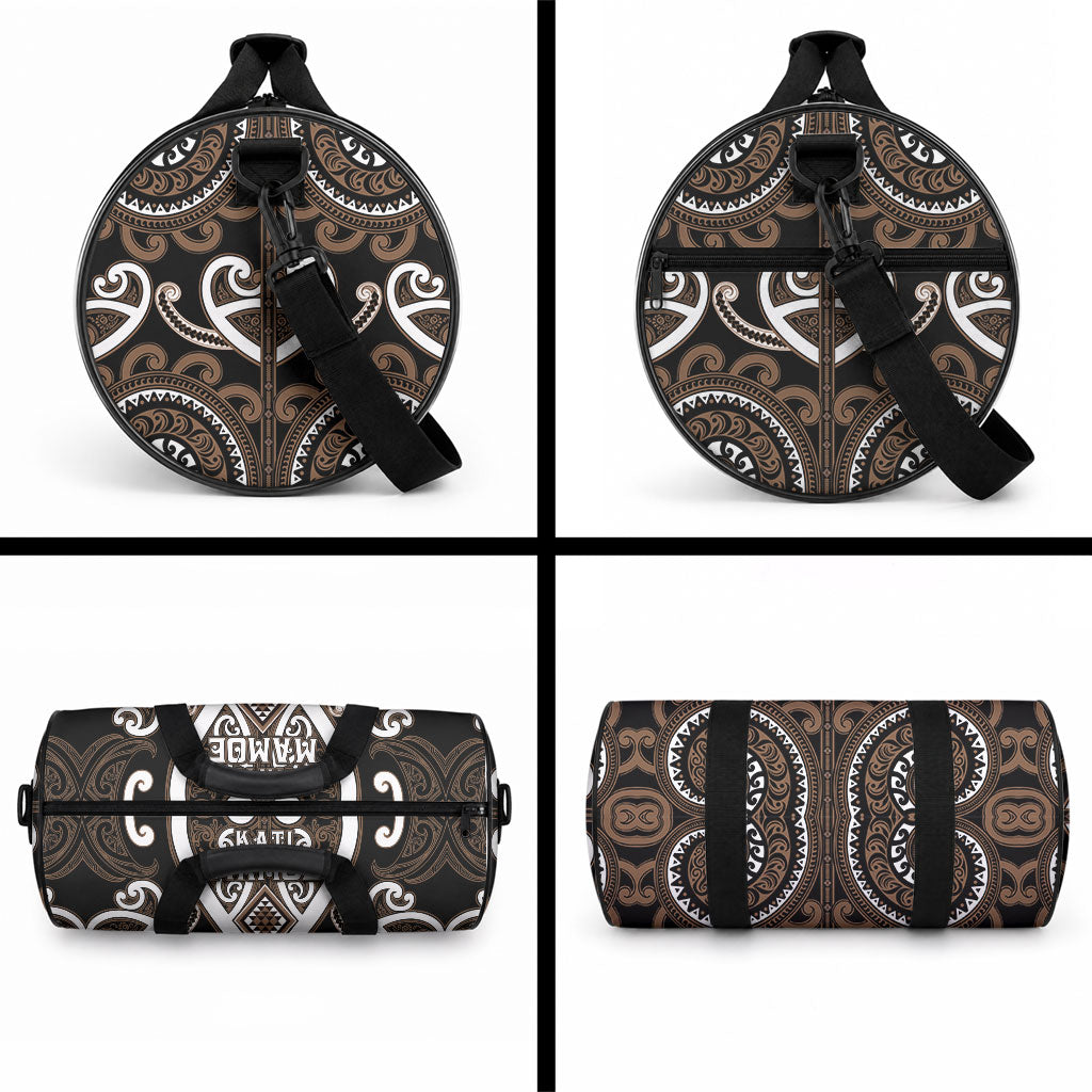 Aotearoa Kati Mamoe Duffle Bag Maori Tribal Pattern LT05 - Polynesian Pride