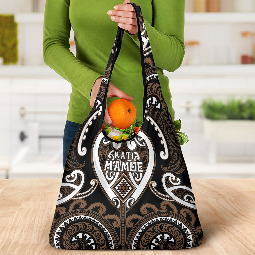 Aotearoa Kati Mamoe Grocery Bag Maori Tribal Pattern LT05 - Polynesian Pride