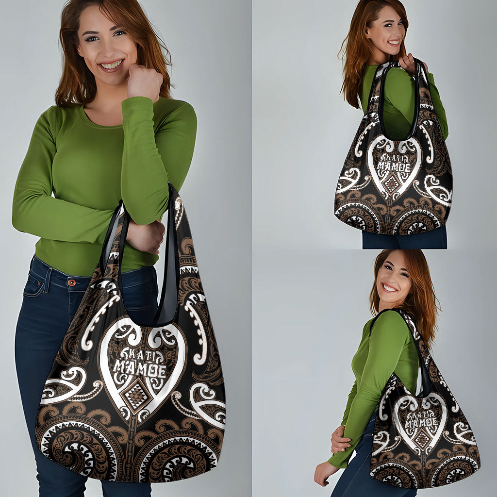 Aotearoa Kati Mamoe Grocery Bag Maori Tribal Pattern LT05 - Polynesian Pride