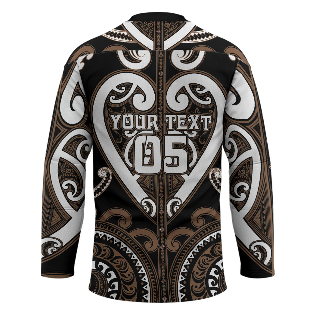 Custom Aotearoa Kati Mamoe Hockey Jersey Maori Tribal Pattern LT05 - Polynesian Pride