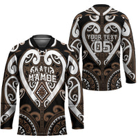 Custom Aotearoa Kati Mamoe Hockey Jersey Maori Tribal Pattern LT05 - Polynesian Pride