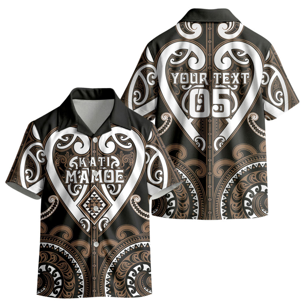 Custom Aotearoa Kati Mamoe Kid Hawaiian Shirt Maori Tribal Pattern LT05 - Polynesian Pride
