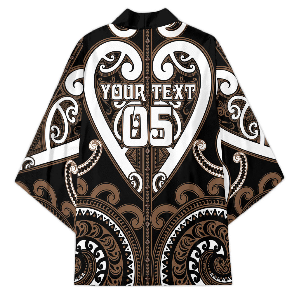 Custom Aotearoa Kati Mamoe Kimono Maori Tribal Pattern LT05 - Polynesian Pride