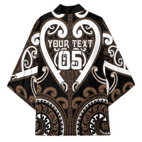 Custom Aotearoa Kati Mamoe Kimono Maori Tribal Pattern LT05 - Polynesian Pride
