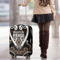Aotearoa Kati Mamoe Luggage Cover Maori Tribal Pattern LT05 - Polynesian Pride