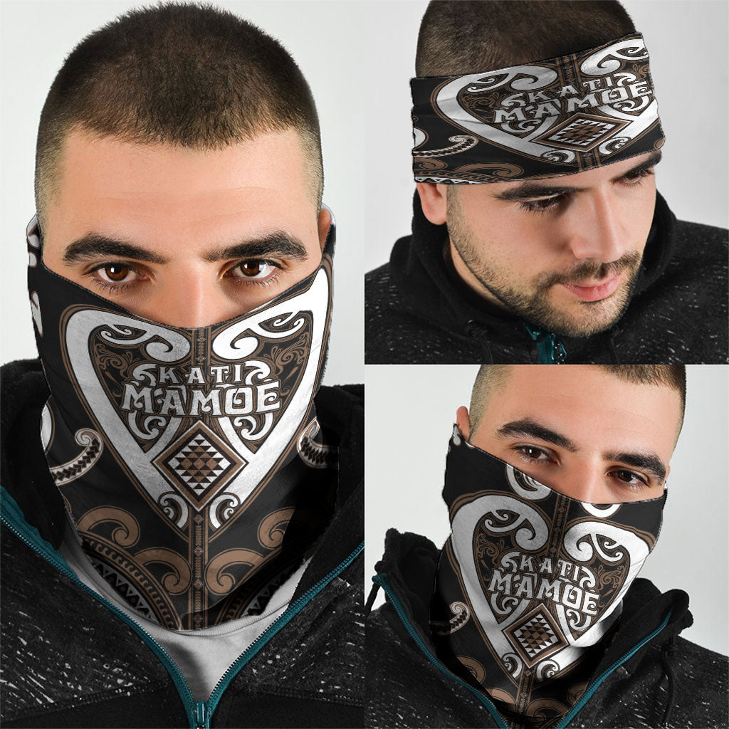 Aotearoa Kati Mamoe Neck Gaiter Maori Tribal Pattern LT05 - Polynesian Pride