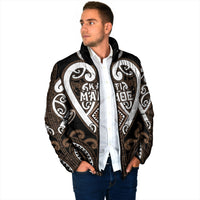 Custom Aotearoa Kati Mamoe Padded Jacket Maori Tribal Pattern LT05 - Polynesian Pride