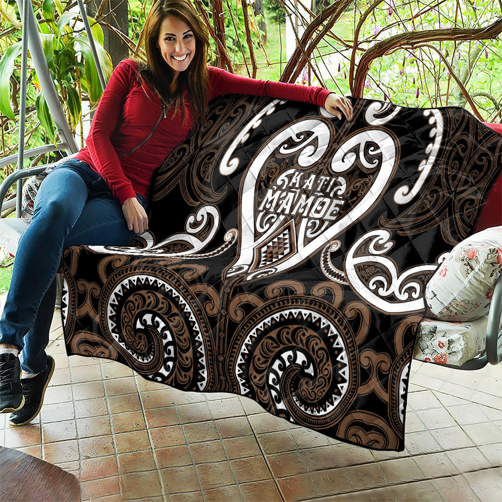 Aotearoa Kati Mamoe Quilt Maori Tribal Pattern LT05 - Polynesian Pride
