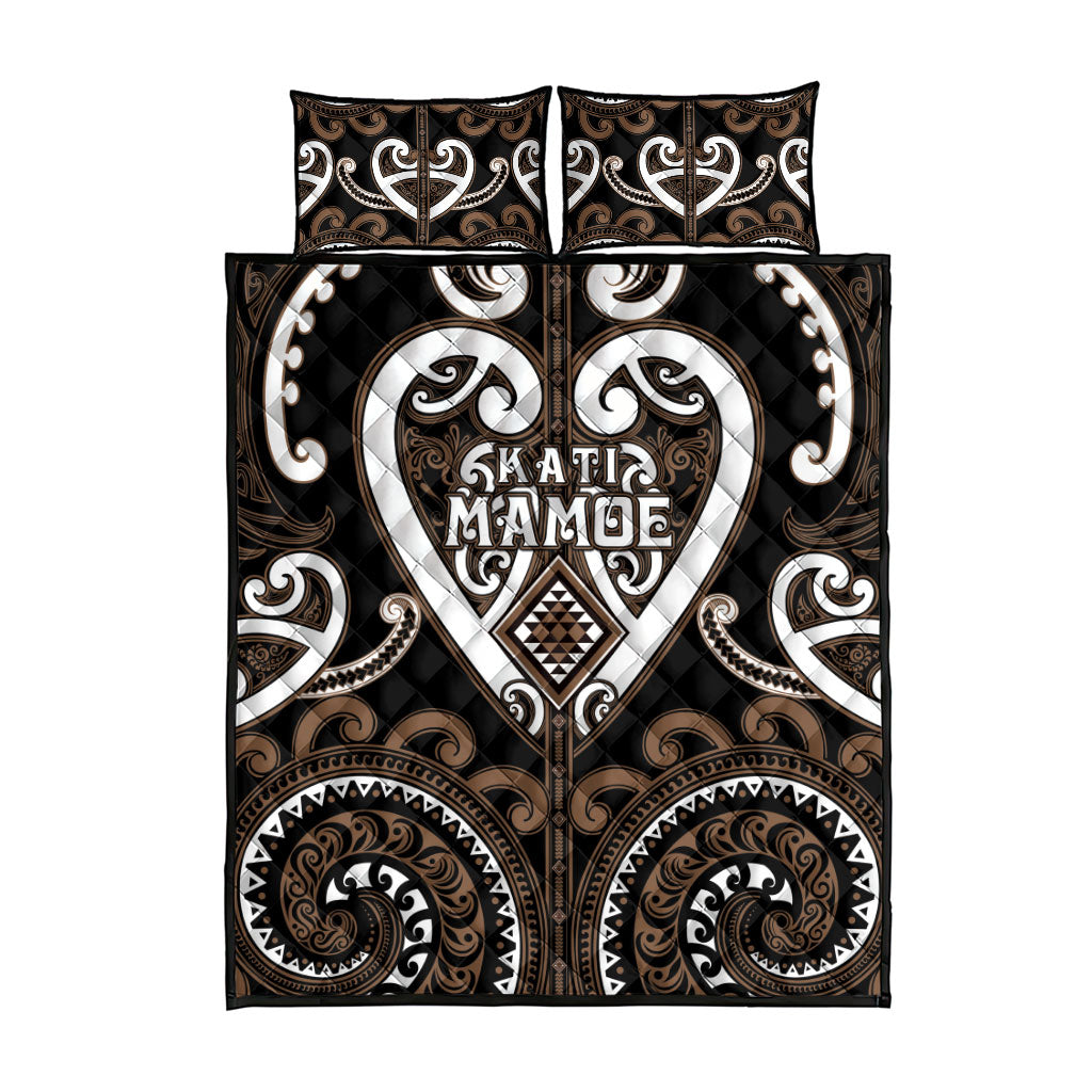 Aotearoa Kati Mamoe Quilt Bed Set Maori Tribal Pattern LT05 - Polynesian Pride