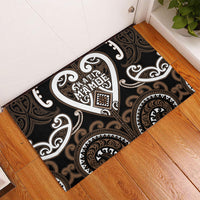 Aotearoa Kati Mamoe Rubber Doormat Maori Tribal Pattern LT05 - Polynesian Pride