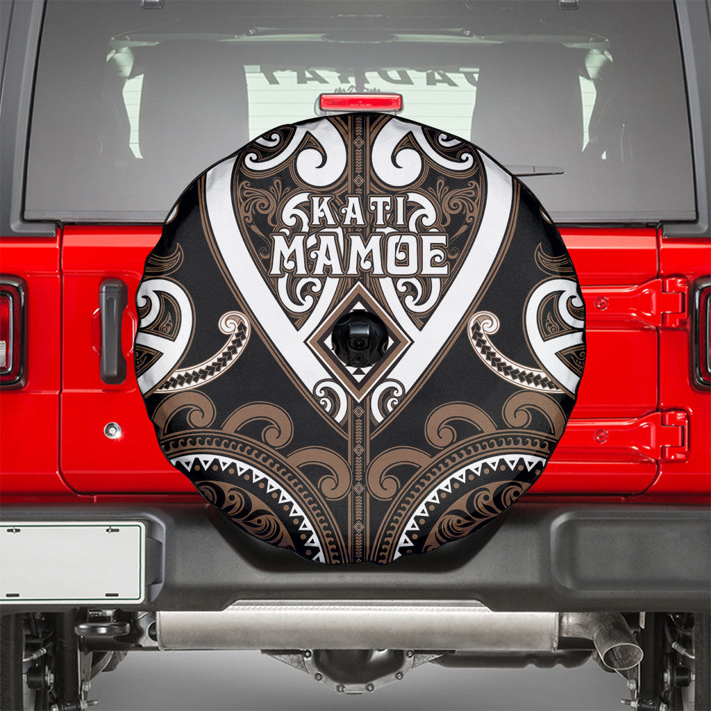 Aotearoa Kati Mamoe Spare Tire Cover Maori Tribal Pattern LT05 - Polynesian Pride