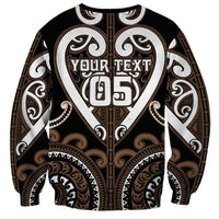 Custom Aotearoa Kati Mamoe Sweatshirt Maori Tribal Pattern LT05 - Polynesian Pride