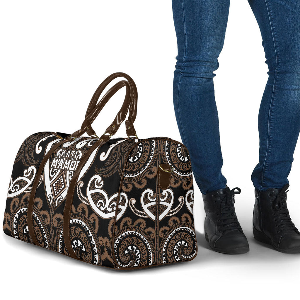 Aotearoa Kati Mamoe Travel Bag Maori Tribal Pattern LT05 - Polynesian Pride