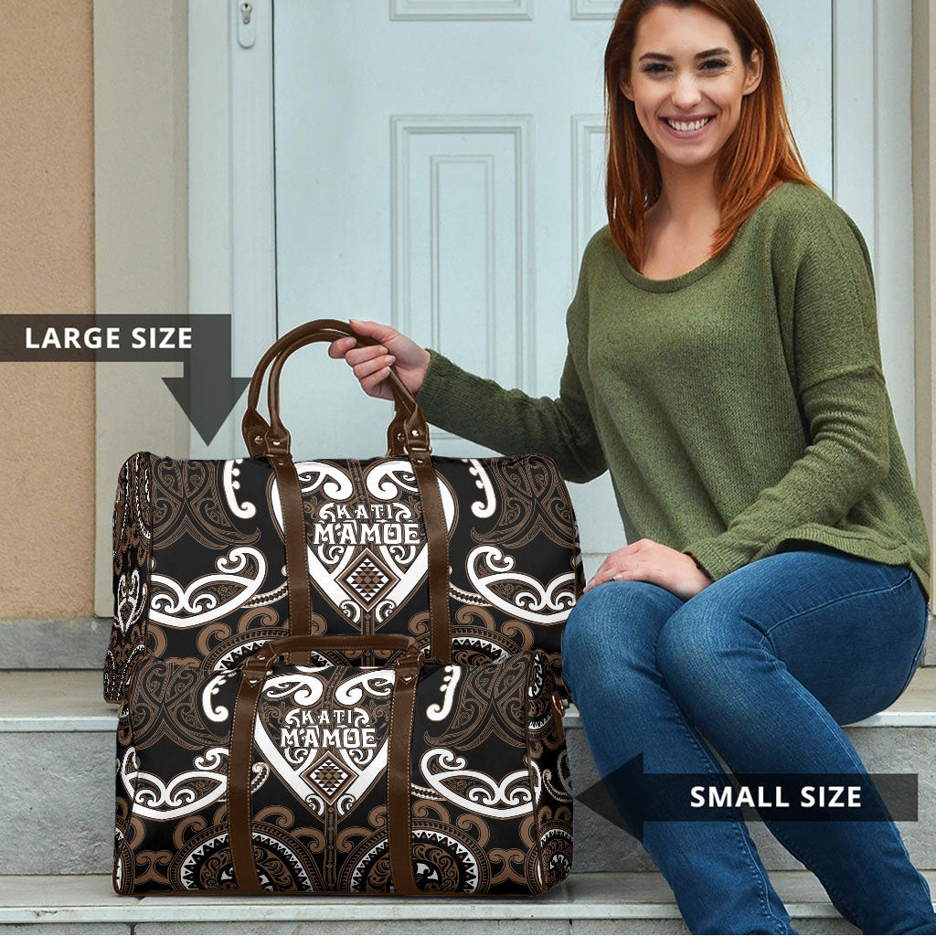 Aotearoa Kati Mamoe Travel Bag Maori Tribal Pattern LT05 - Polynesian Pride