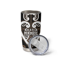 Custom Aotearoa Kati Mamoe Tumbler Cup Maori Tribal Pattern LT05 - Polynesian Pride