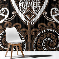 Aotearoa Kati Mamoe Window Curtain Maori Tribal Pattern LT05 - Polynesian Pride