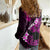 Hawaii Maui Women Casual Shirt Polynesian Fish Hook Hibiscus Pink Version LT05 - Polynesian Pride
