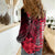 Personalized Hawaii Women Casual Shirt Hammerhead Shark Kakau Polynesian Tribal Red LT05 - Polynesian Pride