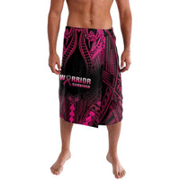 Breast Cancer Pink Out Lavalava Polynesian Art Tattoo Black Version