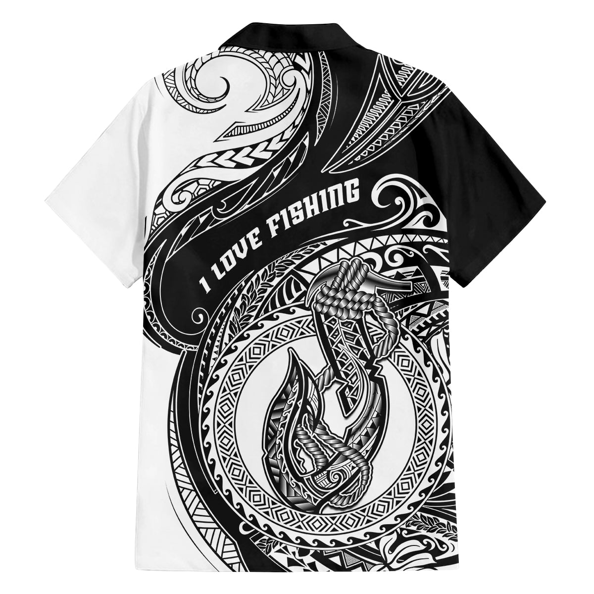 Go Fishing Family Matching Off Shoulder Maxi Dress and Hawaiian Shirt Polynesian Pattern LT05 - Polynesian Pride