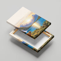 New Zealand Flag Canvas Wall Art Scenic Nature LT05 - Polynesian Pride