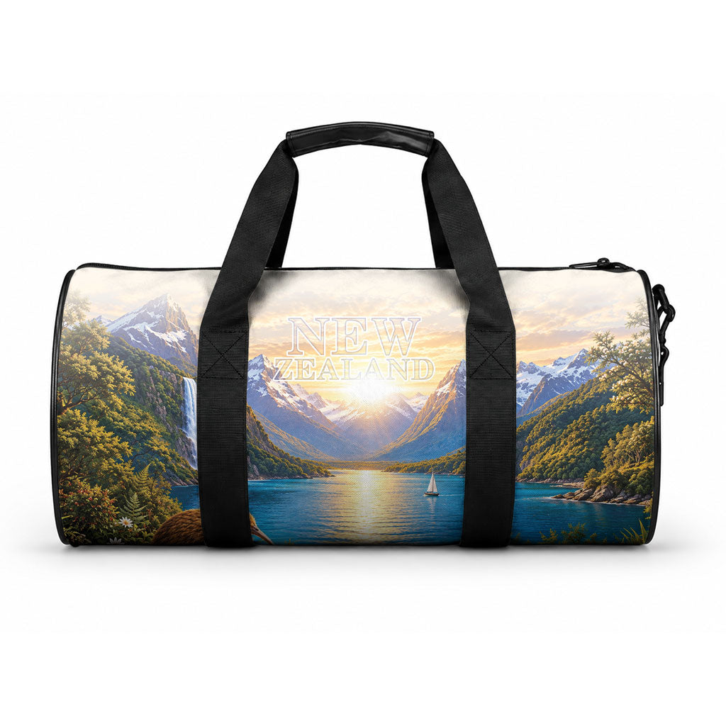 New Zealand Flag Duffle Bag Scenic Nature LT05 One size Multicolor - Polynesian Pride