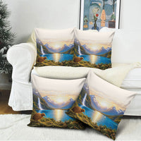 New Zealand Flag Pillow Cover Scenic Nature LT05 - Polynesian Pride