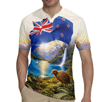 New Zealand Flag Rugby Jersey Scenic Nature LT05 - Polynesian Pride
