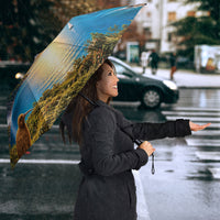 New Zealand Flag Umbrella Scenic Nature LT05 - Polynesian Pride