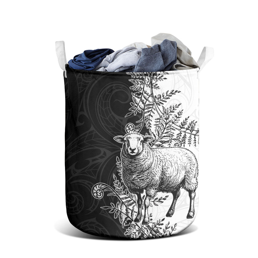 New Zealand Aotearoa Hipi Laundry Basket Maori Pattern LT05 - Polynesian Pride