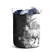 New Zealand Aotearoa Hipi Laundry Basket Maori Pattern LT05 - Polynesian Pride