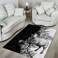 New Zealand Aotearoa Hipi Area Rug Maori Pattern LT05 - Polynesian Pride