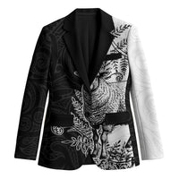 New Zealand Aotearoa Hipi Blazer Maori Pattern LT05 Unisex Black - Polynesian Pride