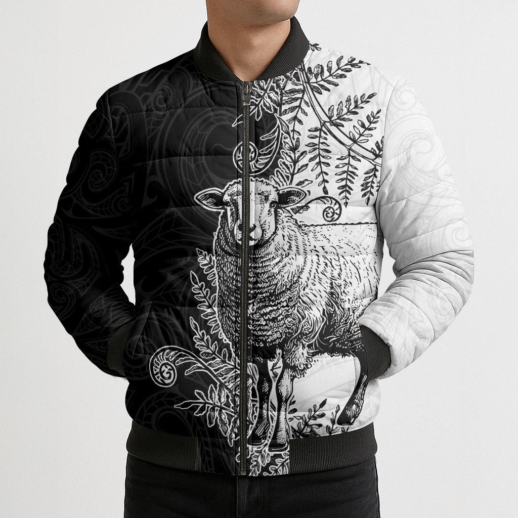 New Zealand Aotearoa Hipi Bomber Puffer Jacket Maori Pattern LT05 - Polynesian Pride
