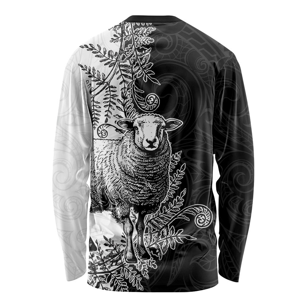 New Zealand Aotearoa Hipi Long Sleeve Shirt Maori Pattern LT05 - Polynesian Pride