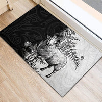 New Zealand Aotearoa Hipi Rubber Doormat Maori Pattern LT05 - Polynesian Pride