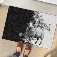 New Zealand Aotearoa Hipi Rubber Doormat Maori Pattern LT05 - Polynesian Pride