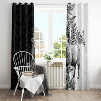New Zealand Aotearoa Hipi Window Curtain Maori Pattern LT05 - Polynesian Pride