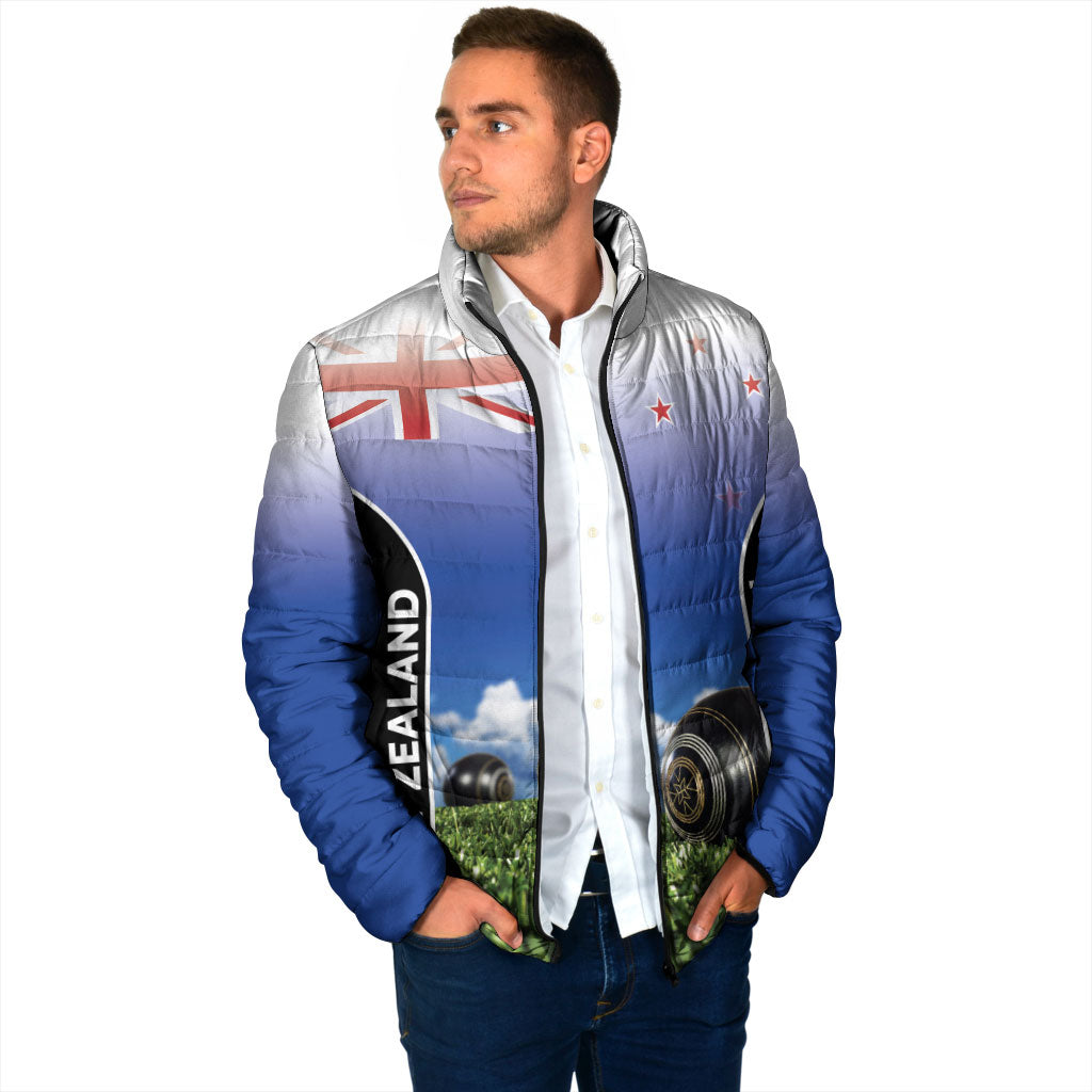 Custom New Zealand Lawn Bowls Padded Jacket Unique Style LT05 - Polynesian Pride