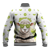 New Zealand Funny Woolly Kiwi Sheep Baseball Jacket LT05 - Polynesian Pride