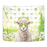 New Zealand Funny Woolly Kiwi Sheep Tapestry LT05 - Polynesian Pride